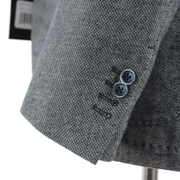 Cardinal of Canada NWT Cotton Blend Sport Coat Size 40R US In Blue & White